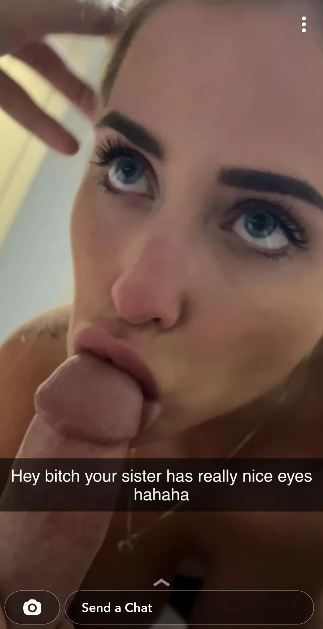 You got a random snap from your bully after getting your ass beat the same day...