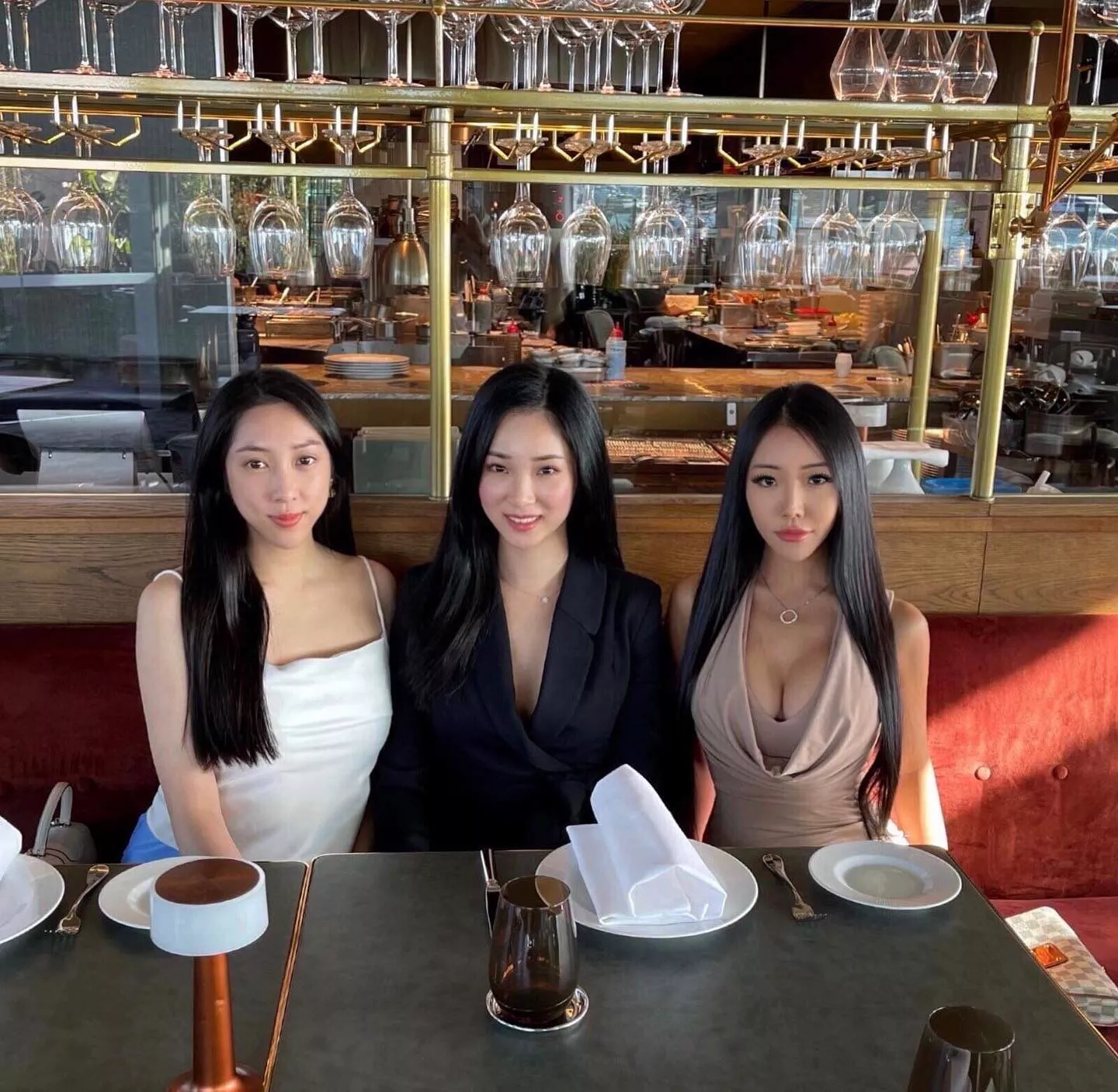 Asian trio