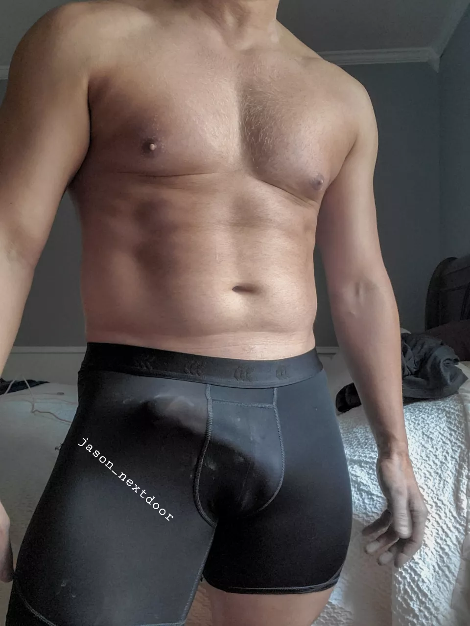 i didnt realize the new briefs were slightly see thru...