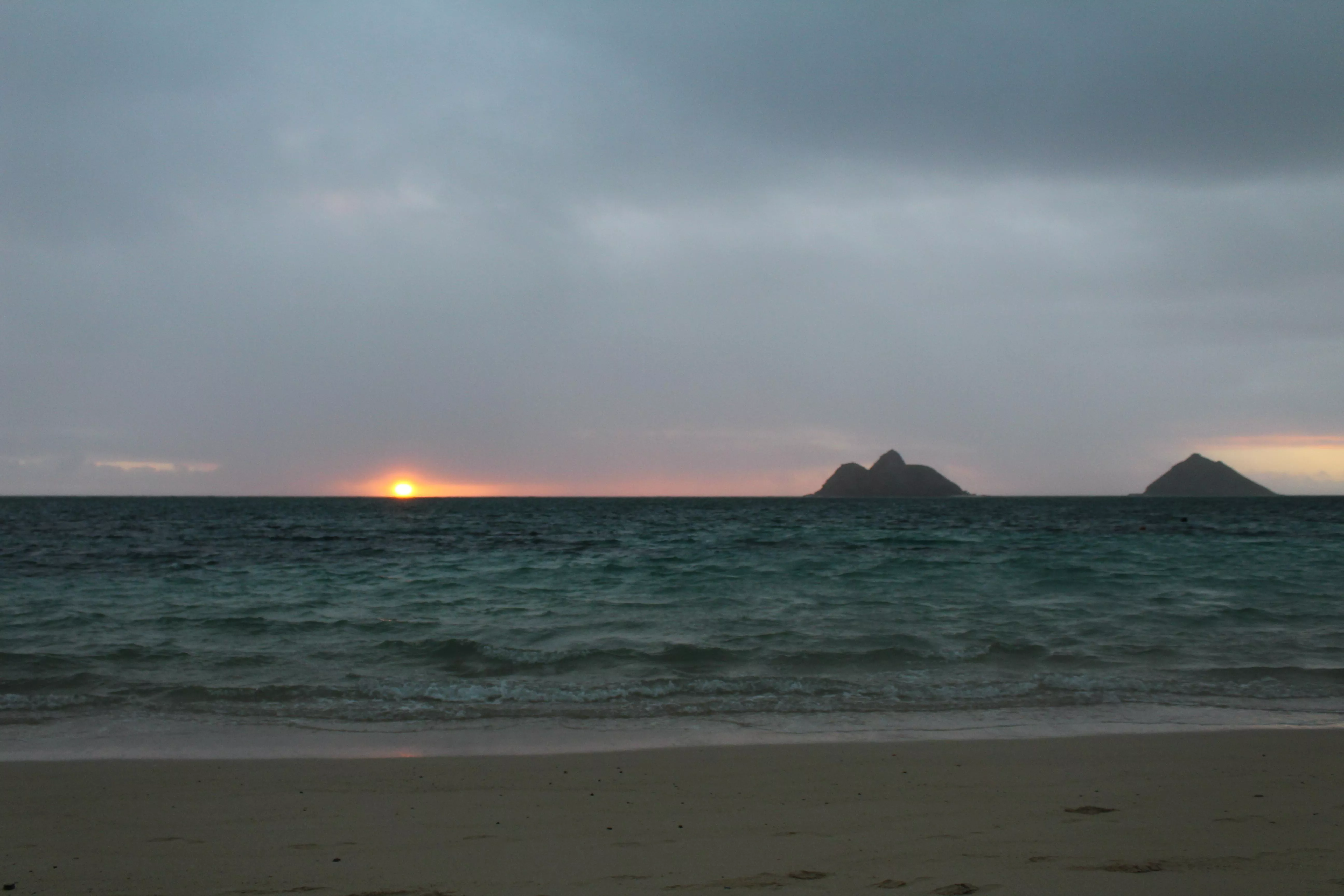 Sunrise at Lanikai Beach