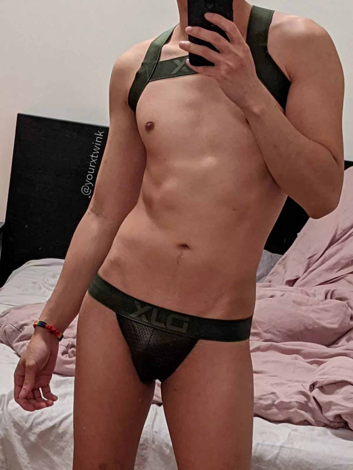 First time in a harness, what do you think?