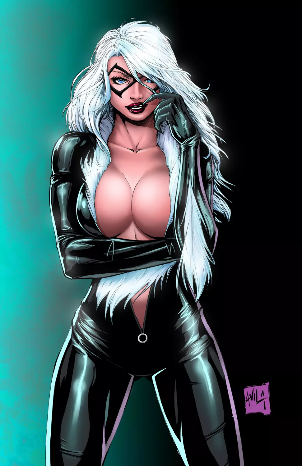 Black Cat Considers Her Options (javier avila) [Marvel]