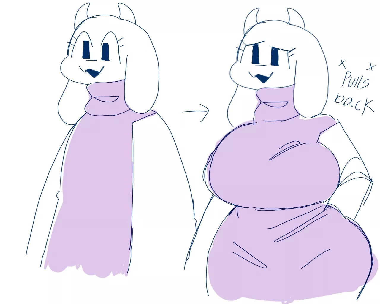 Hoe damn. She hides that well [Toriel, F] (puppychan]