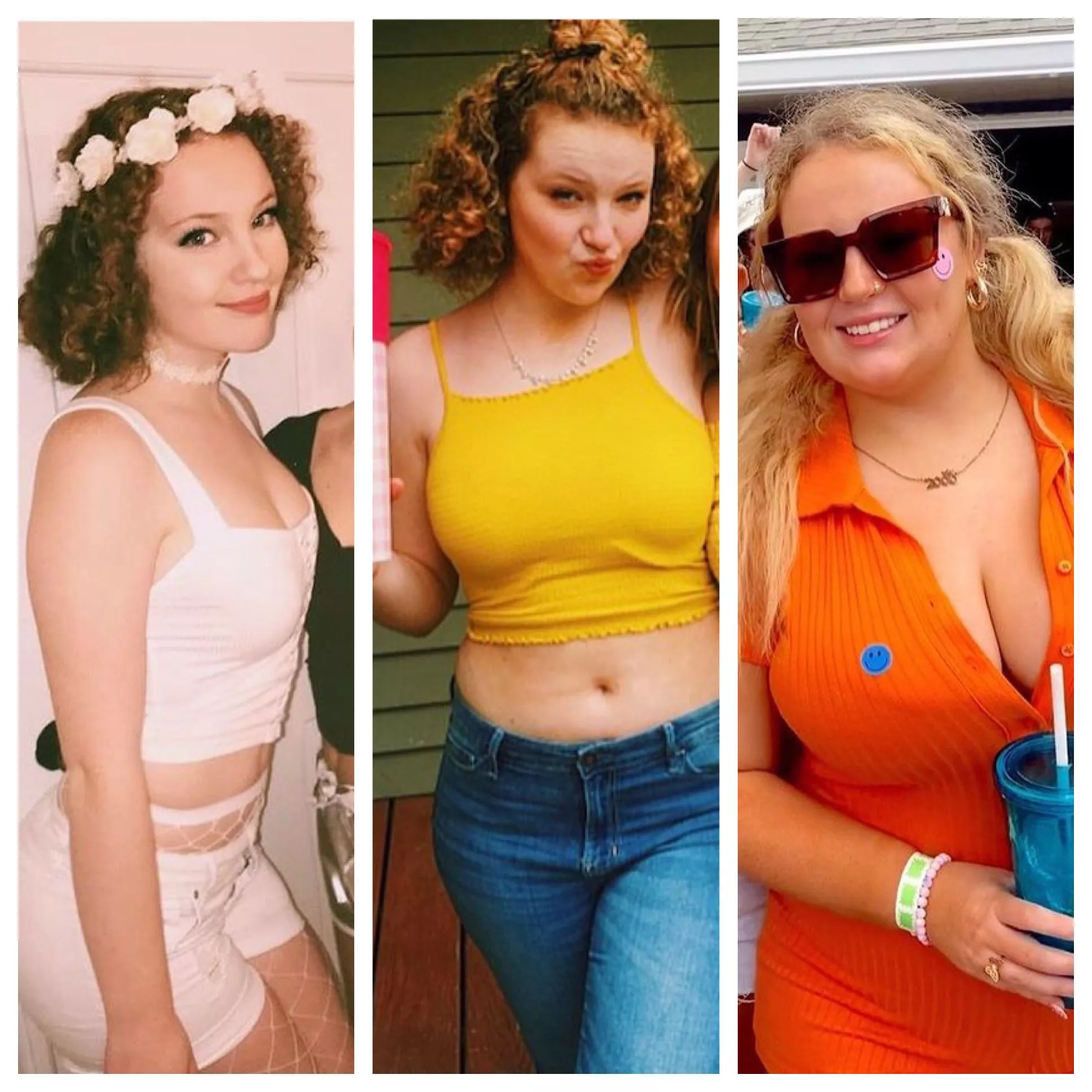 From young sweetheart to bombshell busty