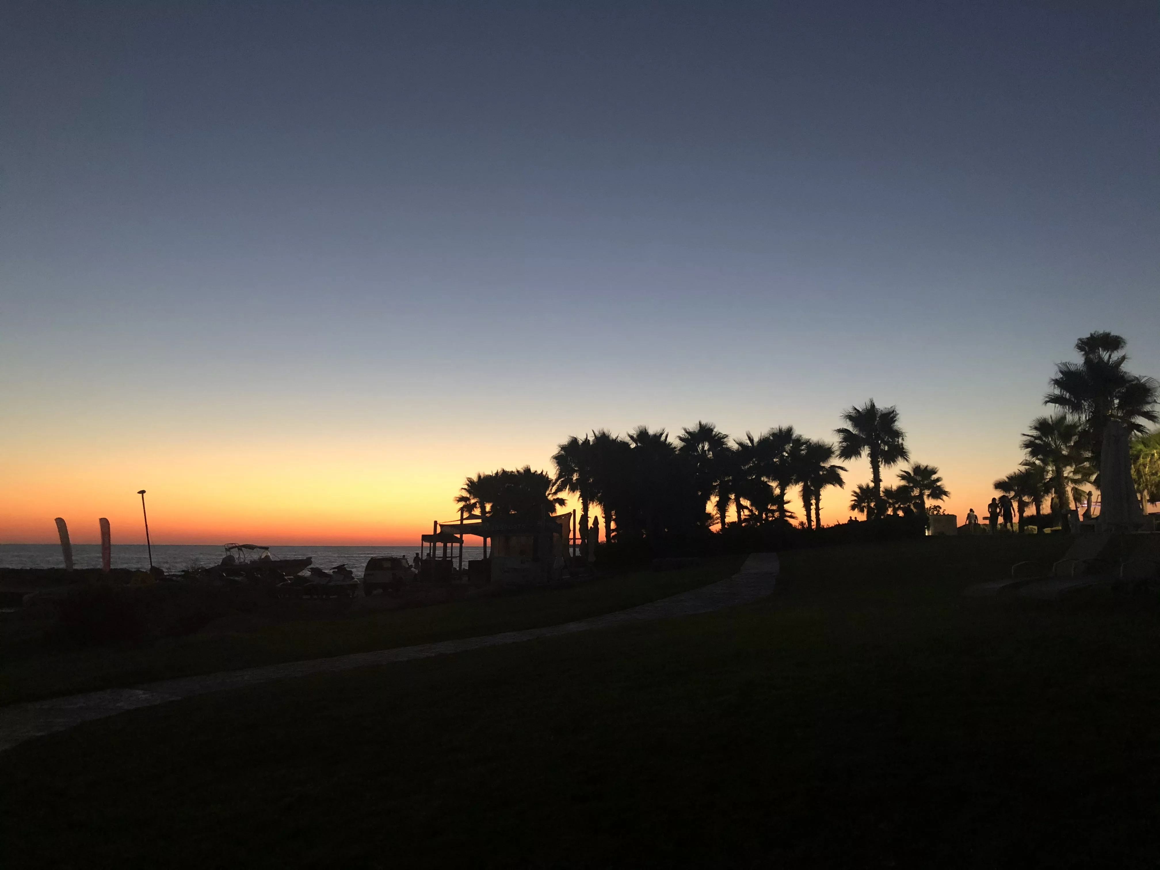 Sunset on the beach