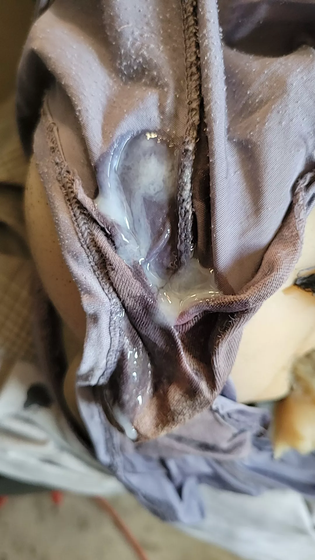 wife's panties smelled soo hott gave them a nice first load