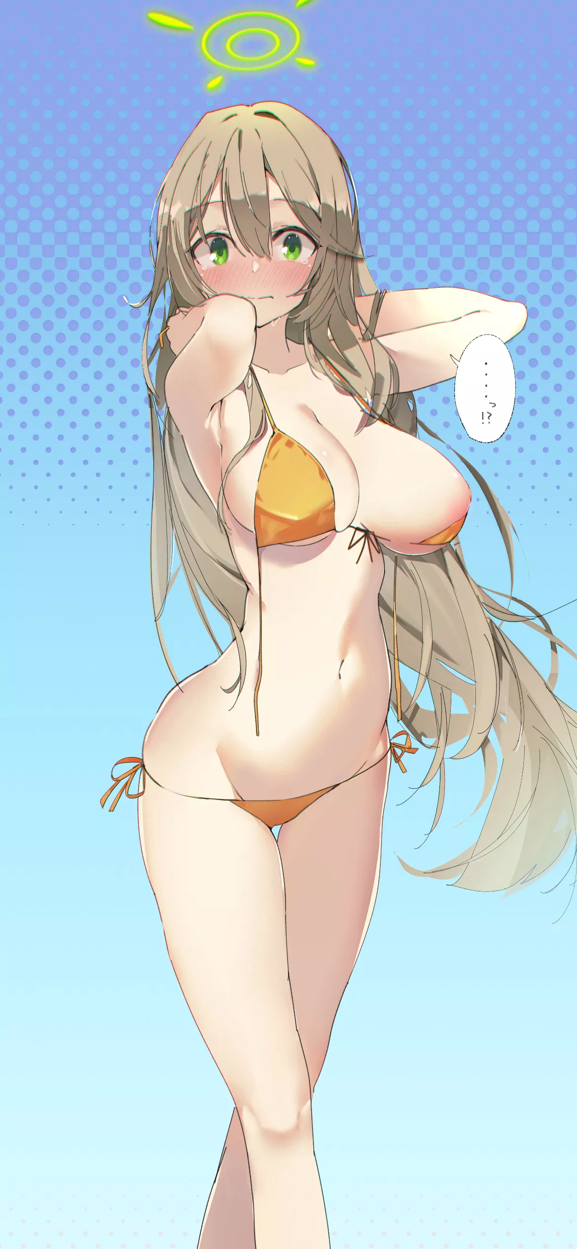 Nonomi Undone Bikini (Harenchi ) [Blue Archive]