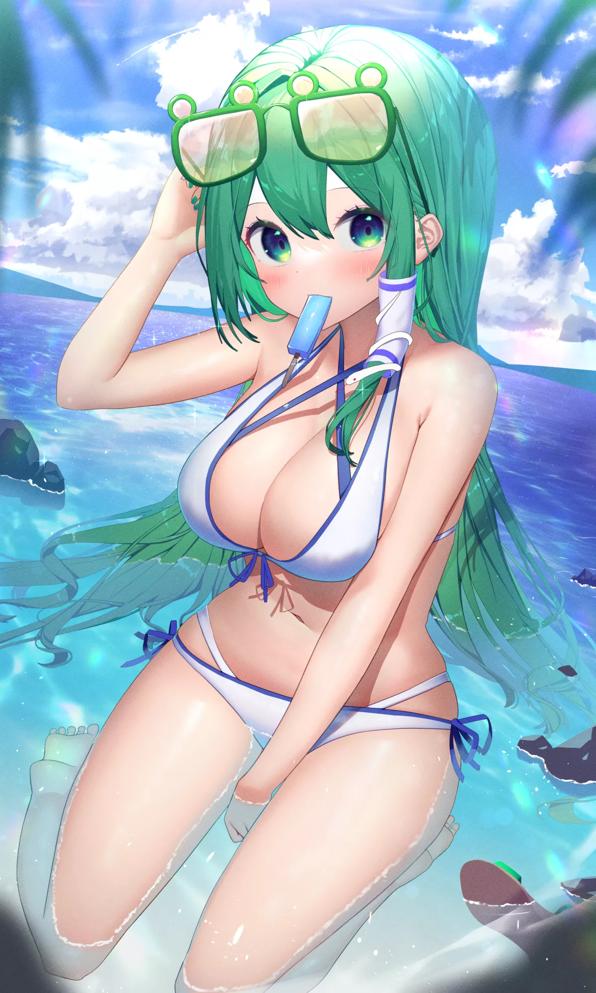 Sanae At The Sea [Ecchi]