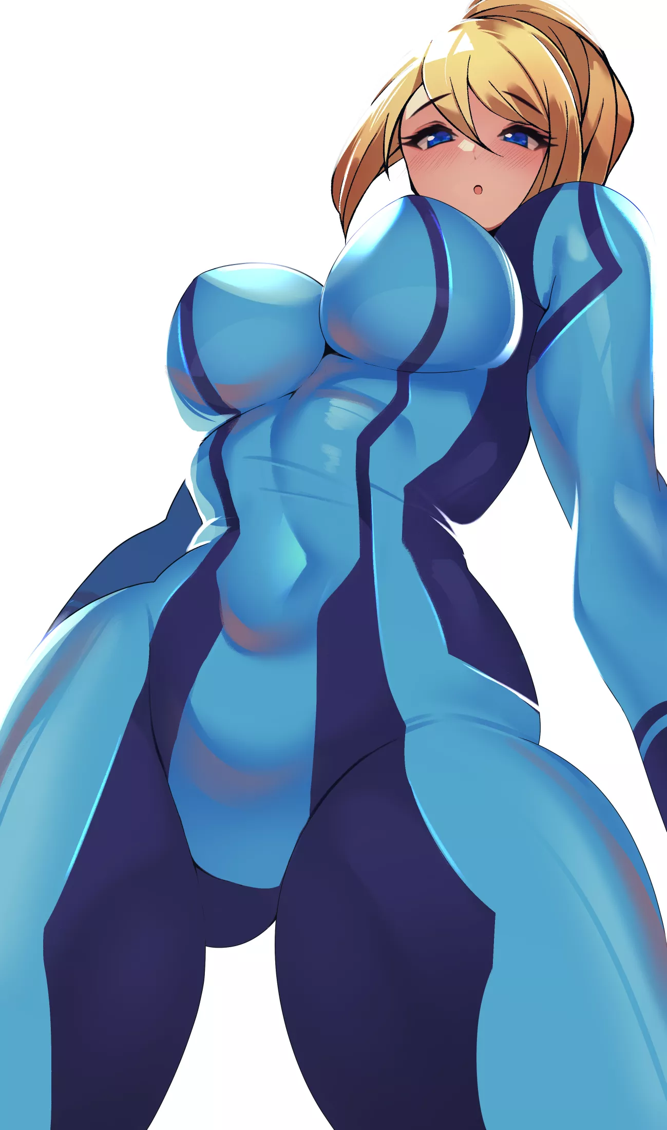 Zero Suit Samus From Below (volyz) [Metroid]