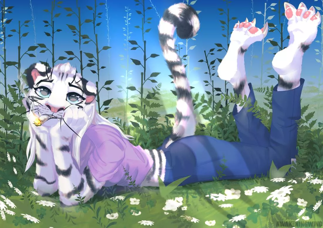 Chillin' (art by me)