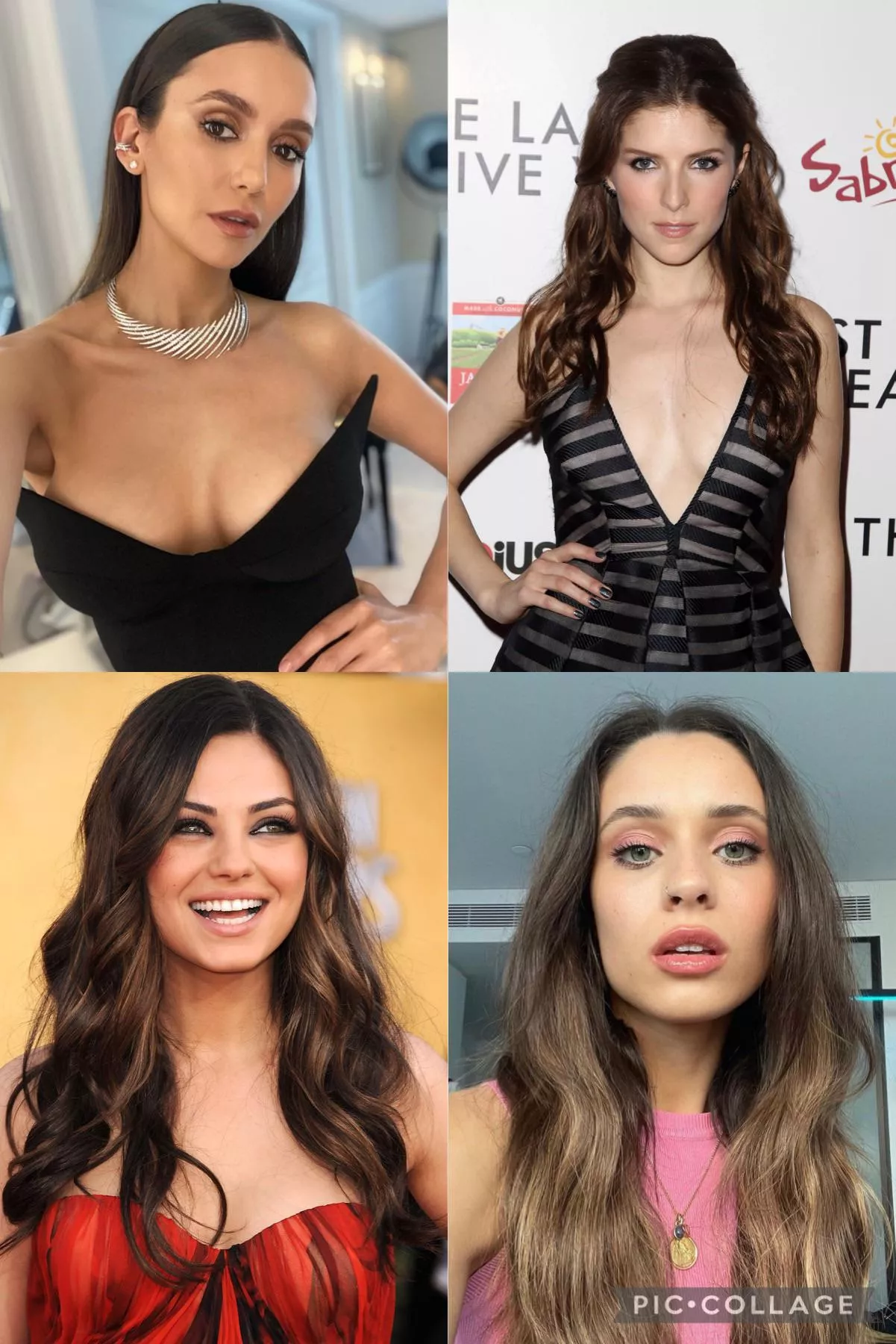 I need to be controlled and dominated by Nina Dobrev, Anna Kendrick, Mila Kunis or Daniela Melchior!