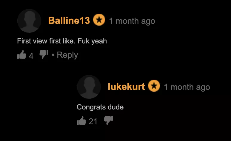 Congrats dude