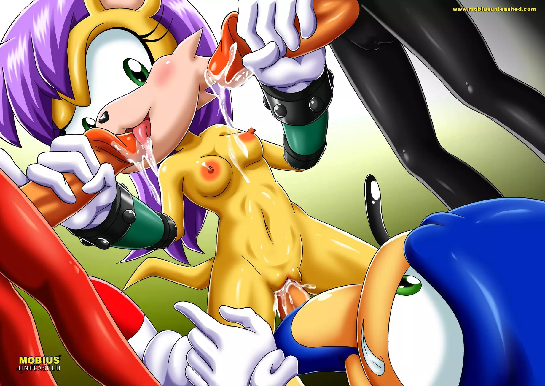 Why are sonic comic characters so cute? ( mobius unleashed)