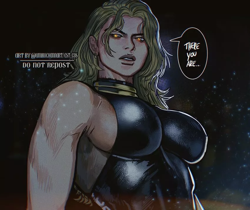 Genderswapped Dio is an absolute mommy