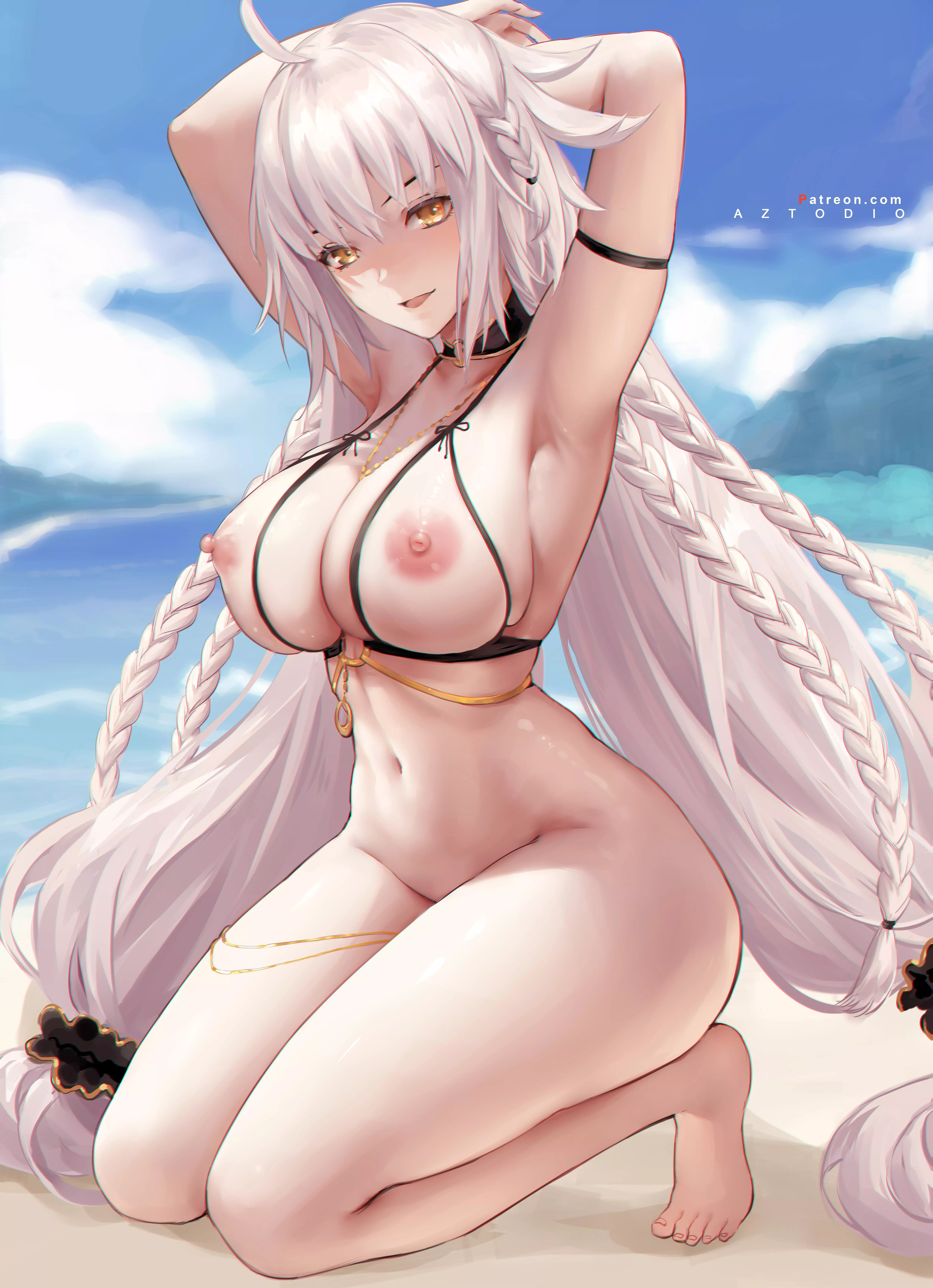 Jeanne Alter at the Beach