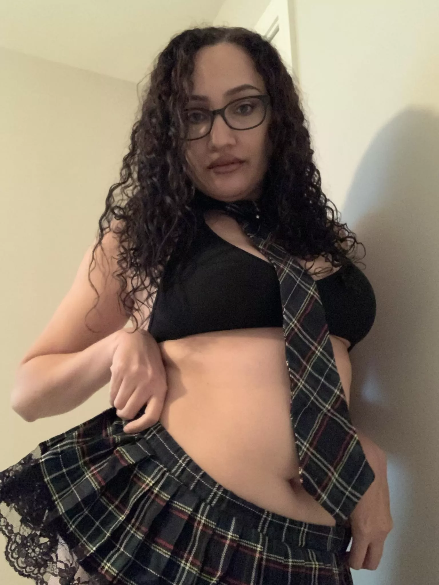 Feeling me below my skirt daddy?