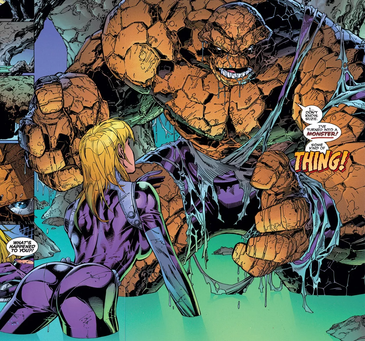 Sue meets The Thing [Fantastic Four #01][1996]