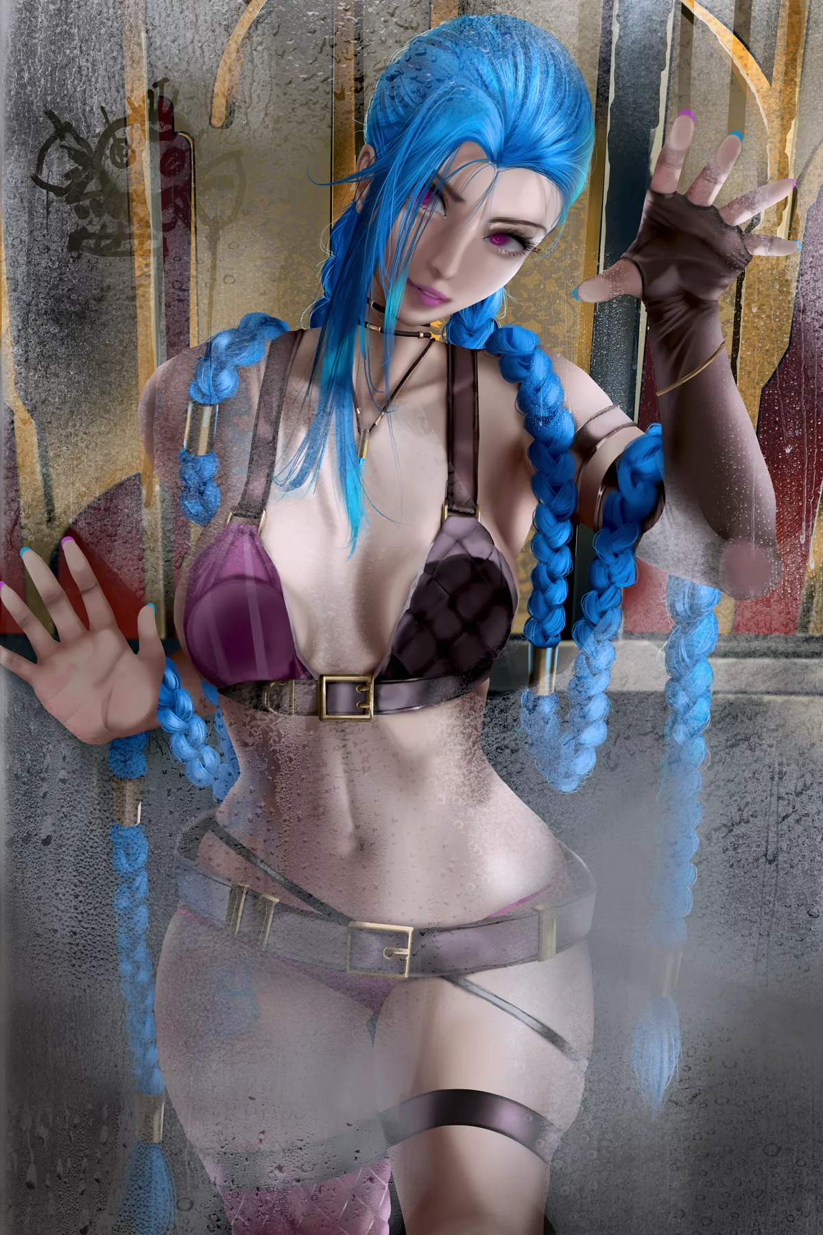 Jinx In The Shower (Orca Huang) [League Of Legends]