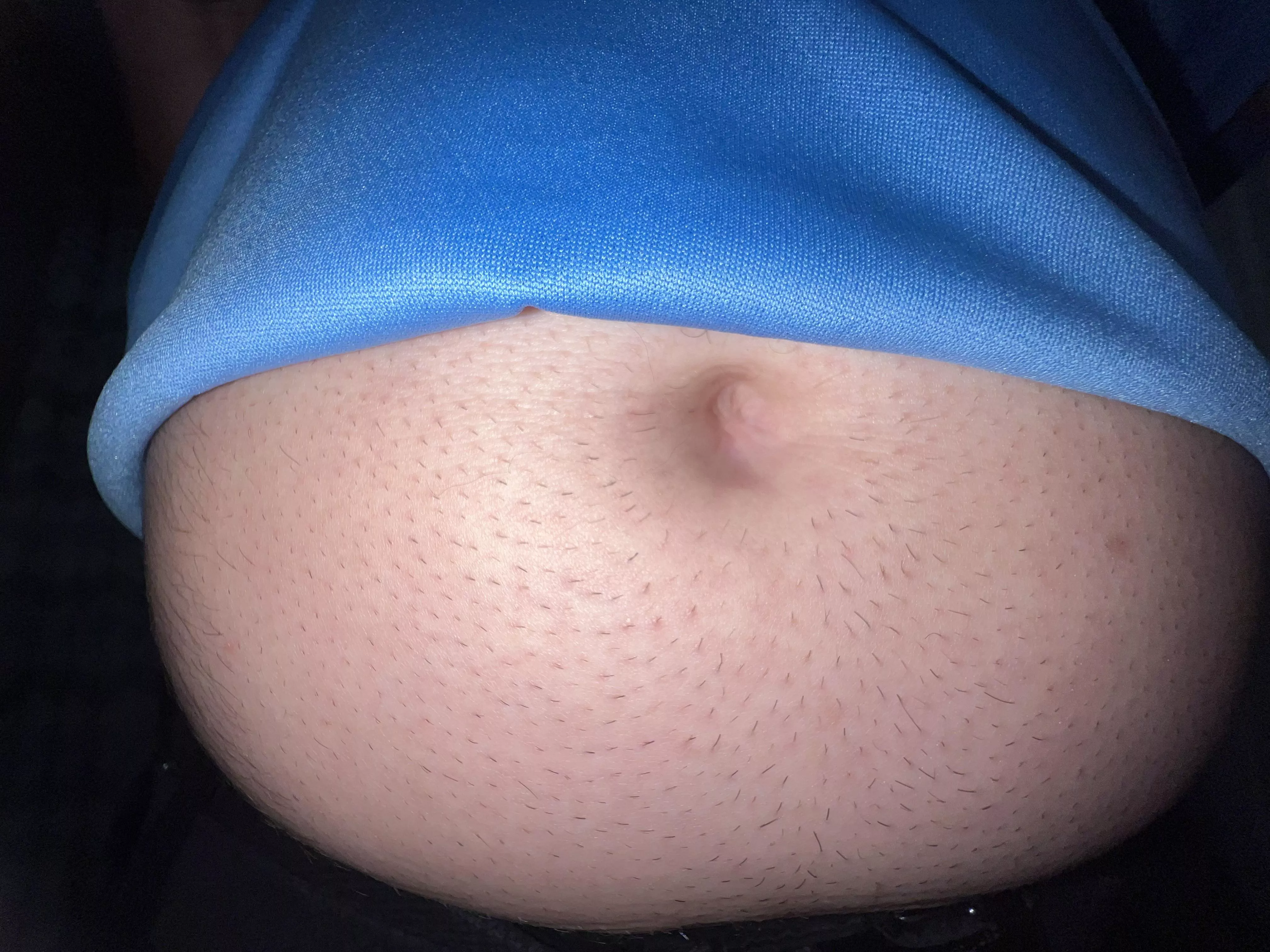 [M]y round tummy and belly button