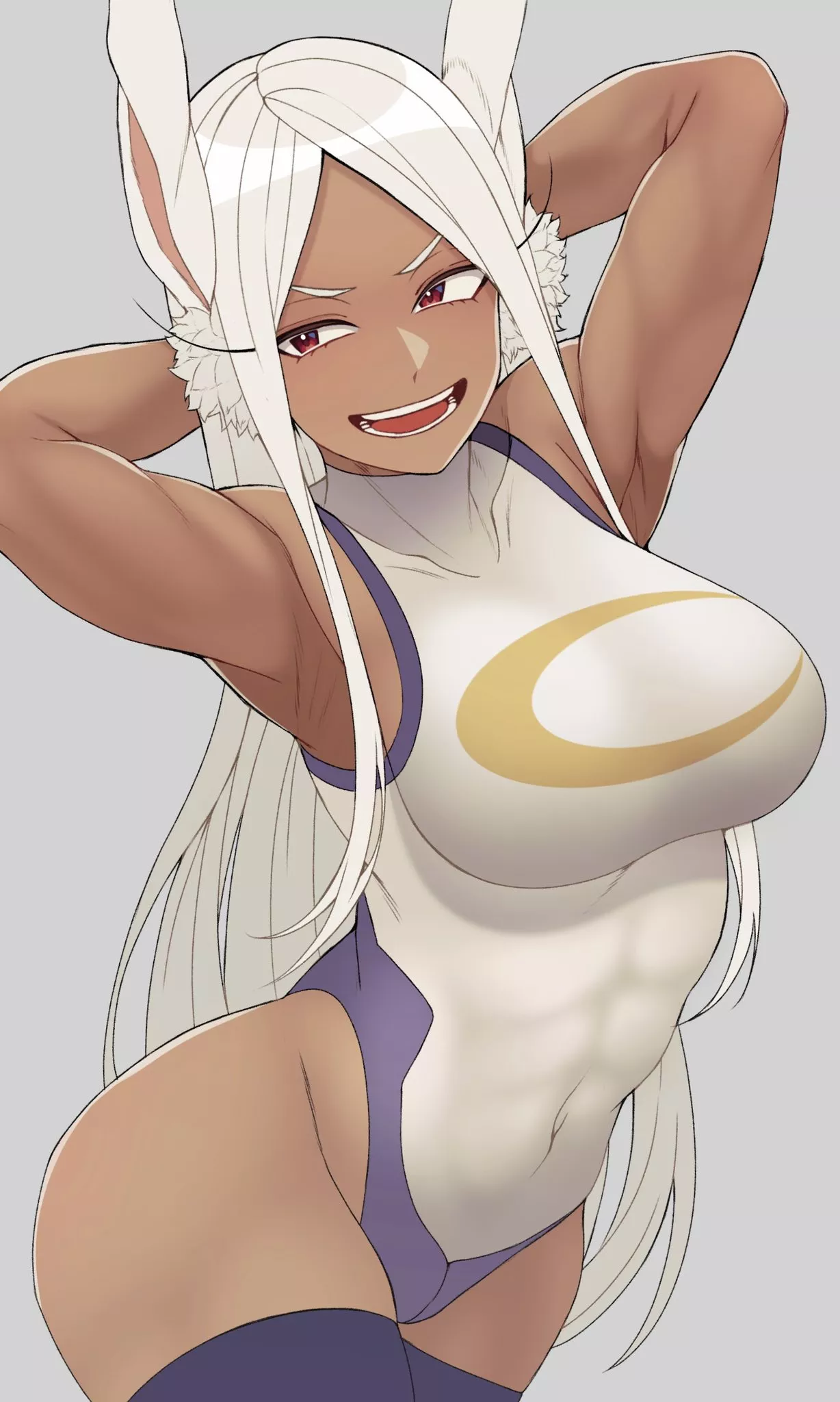 Mirko in tight swimsuit [My Hero Acadamia]