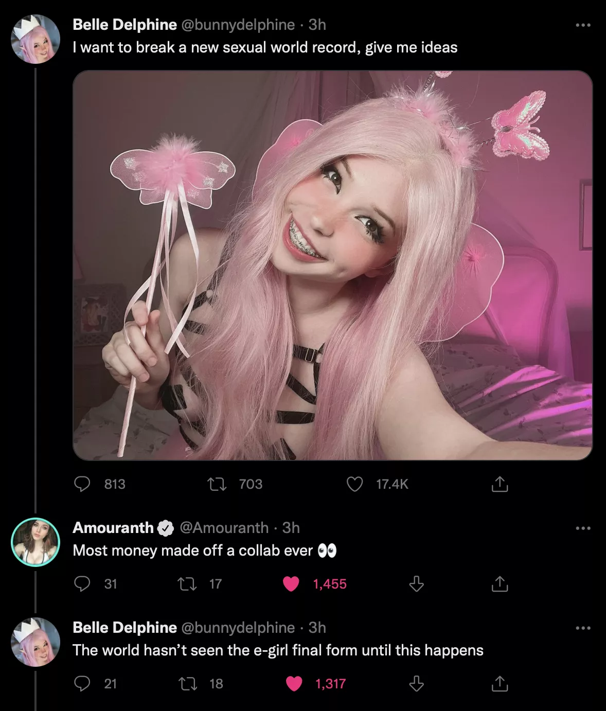 Incoming Belle Delphine Collab?