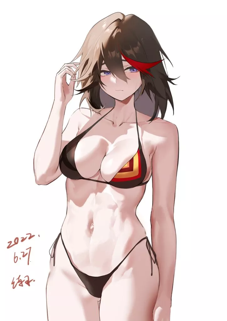 Ryuko in swimsuit