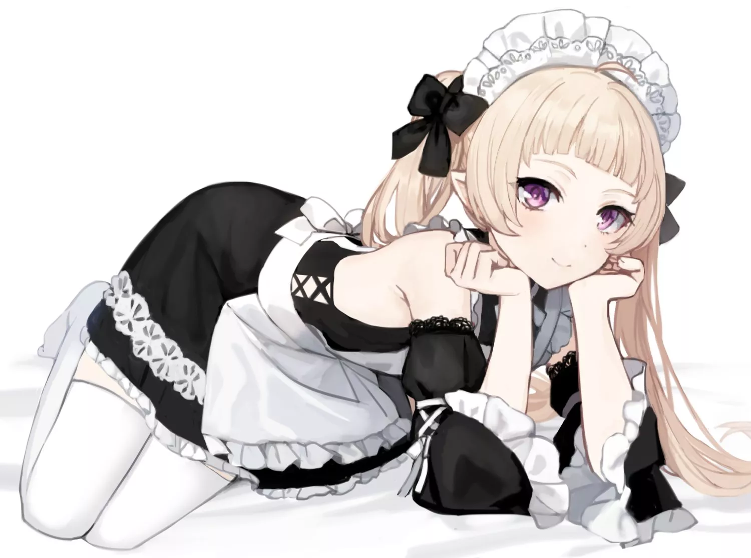 a cute maid