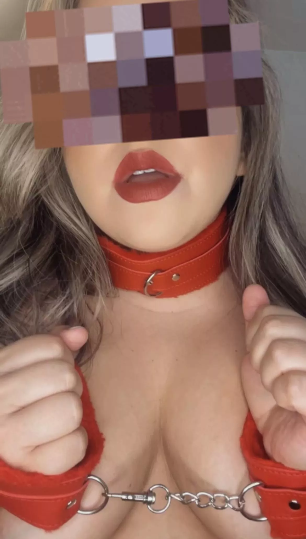 Cuffed and collared waiting for you