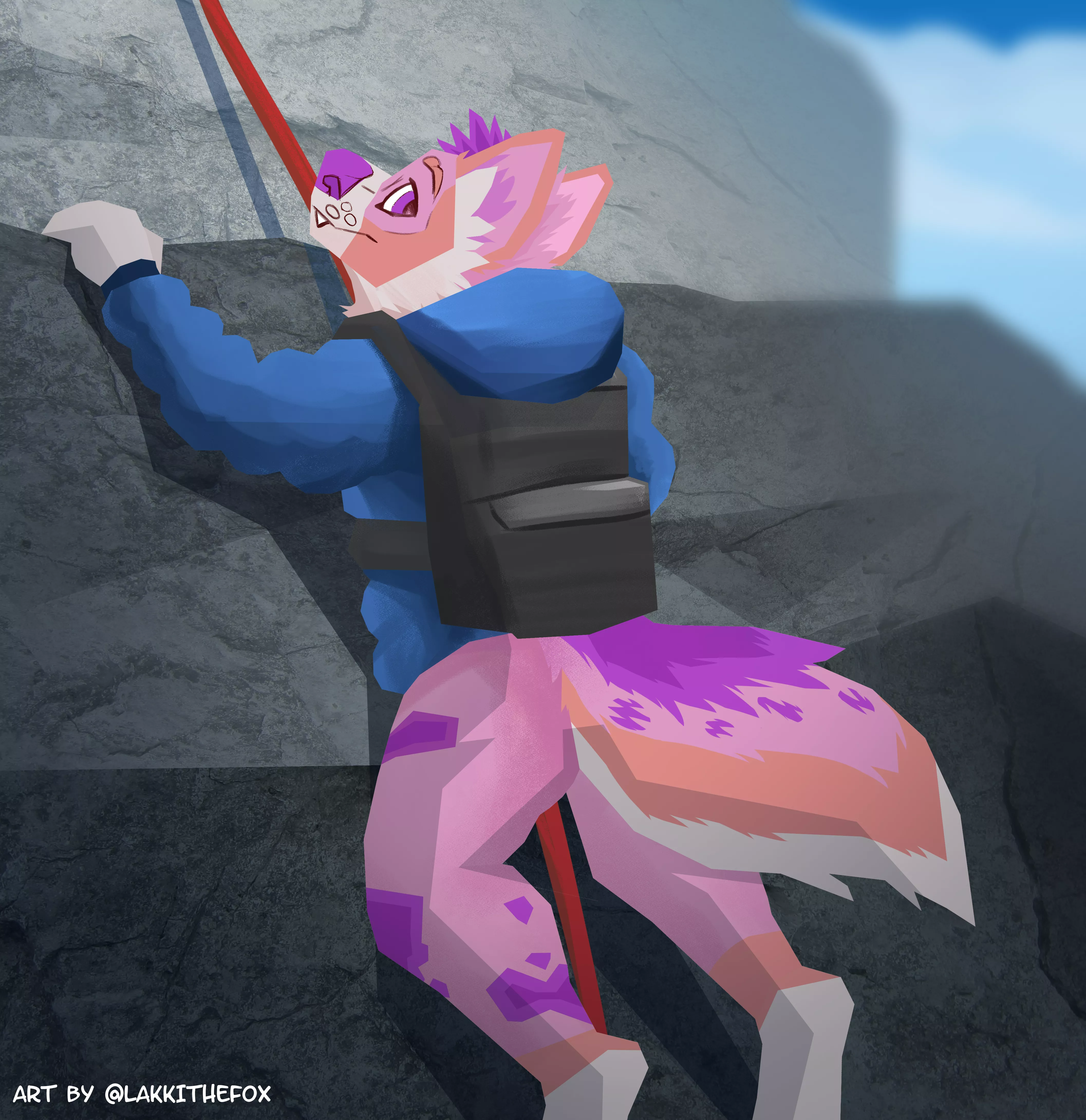 Mountain climber🗻(Artist @LakkiTheFox)