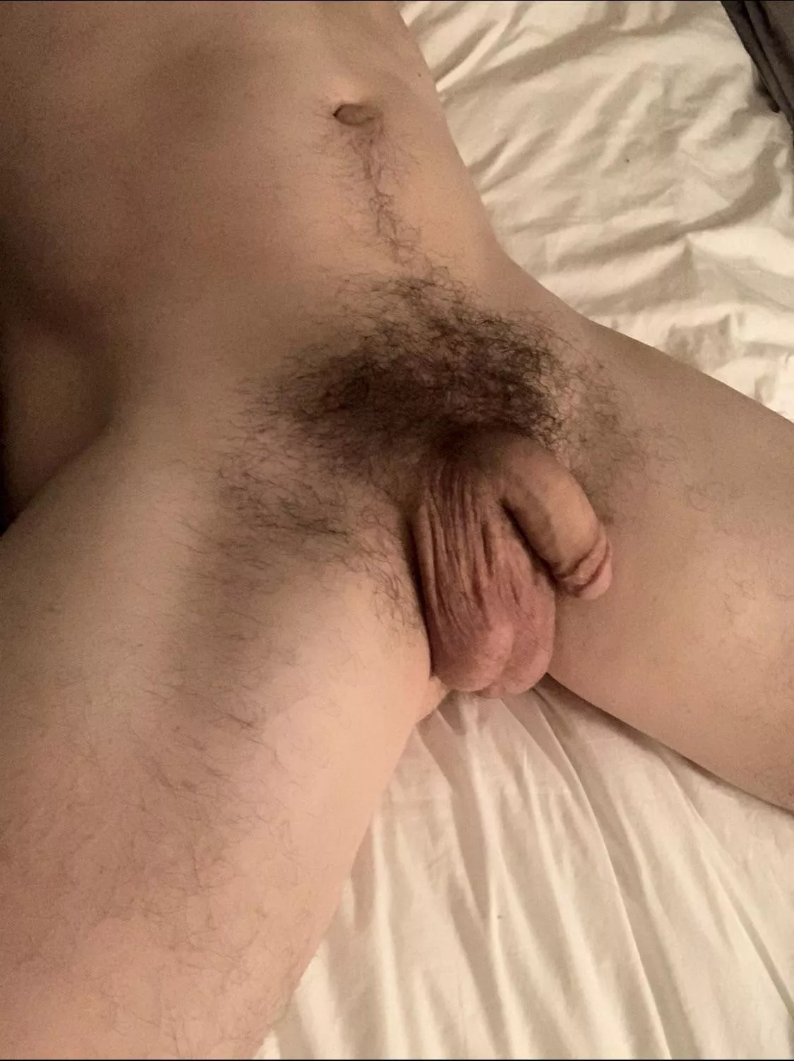 Showing off the only body hair I have