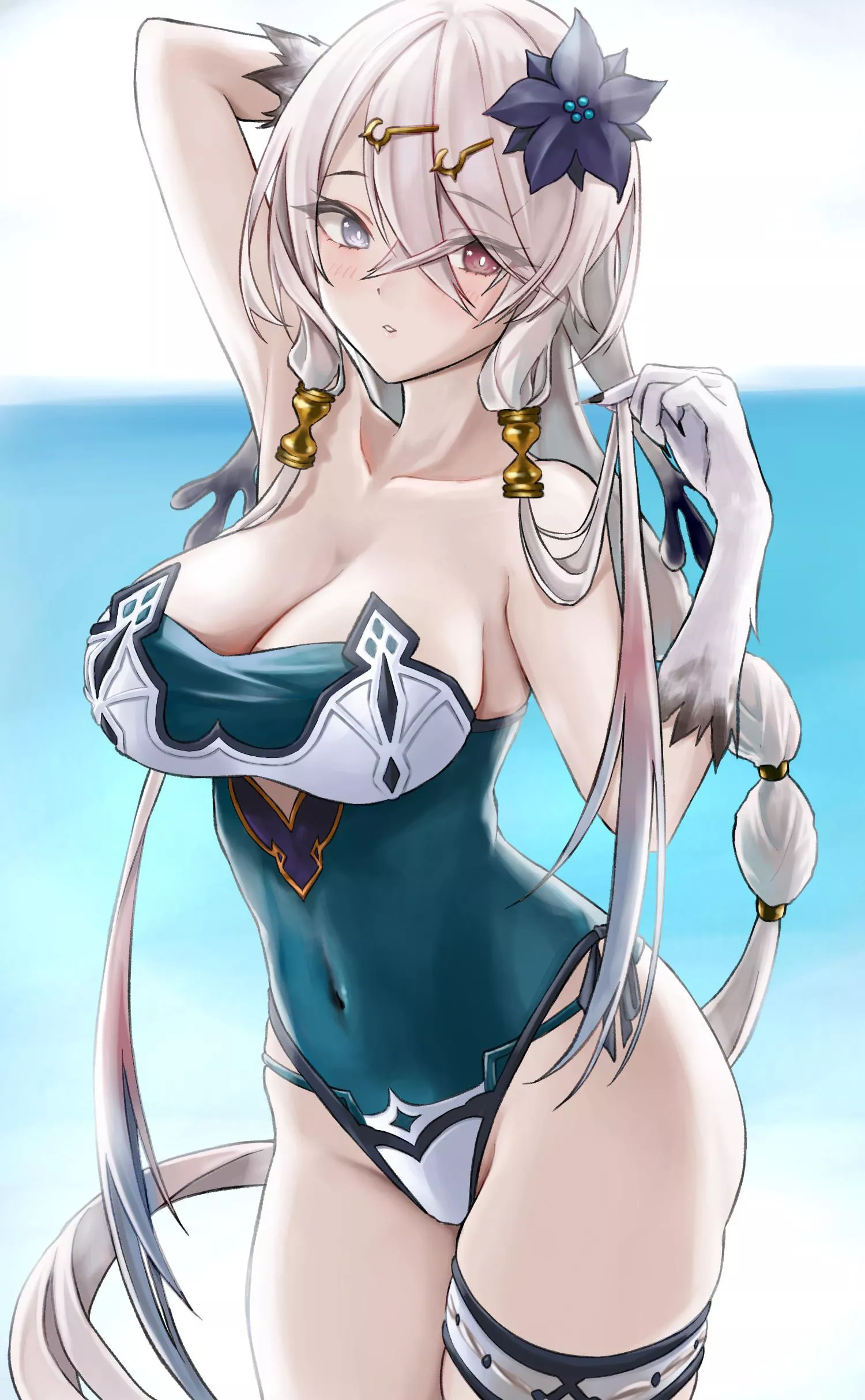 swimsuit Lila