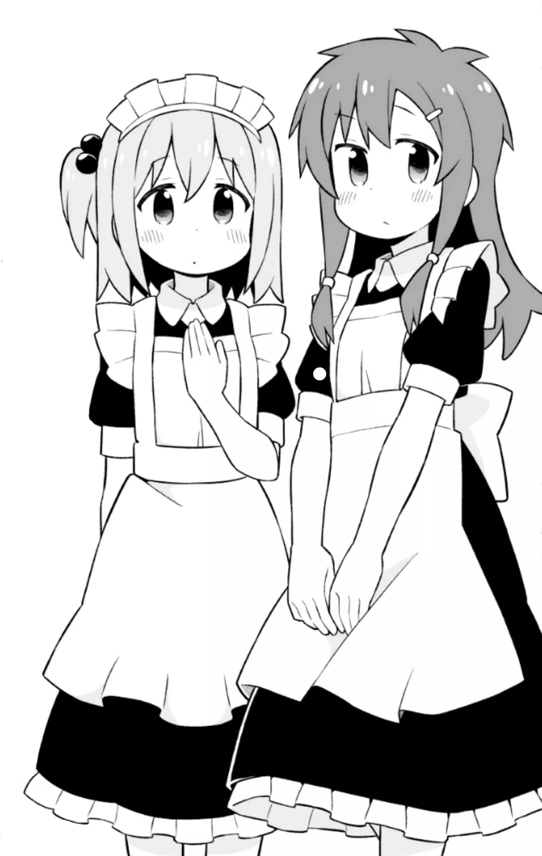 Two cute maids