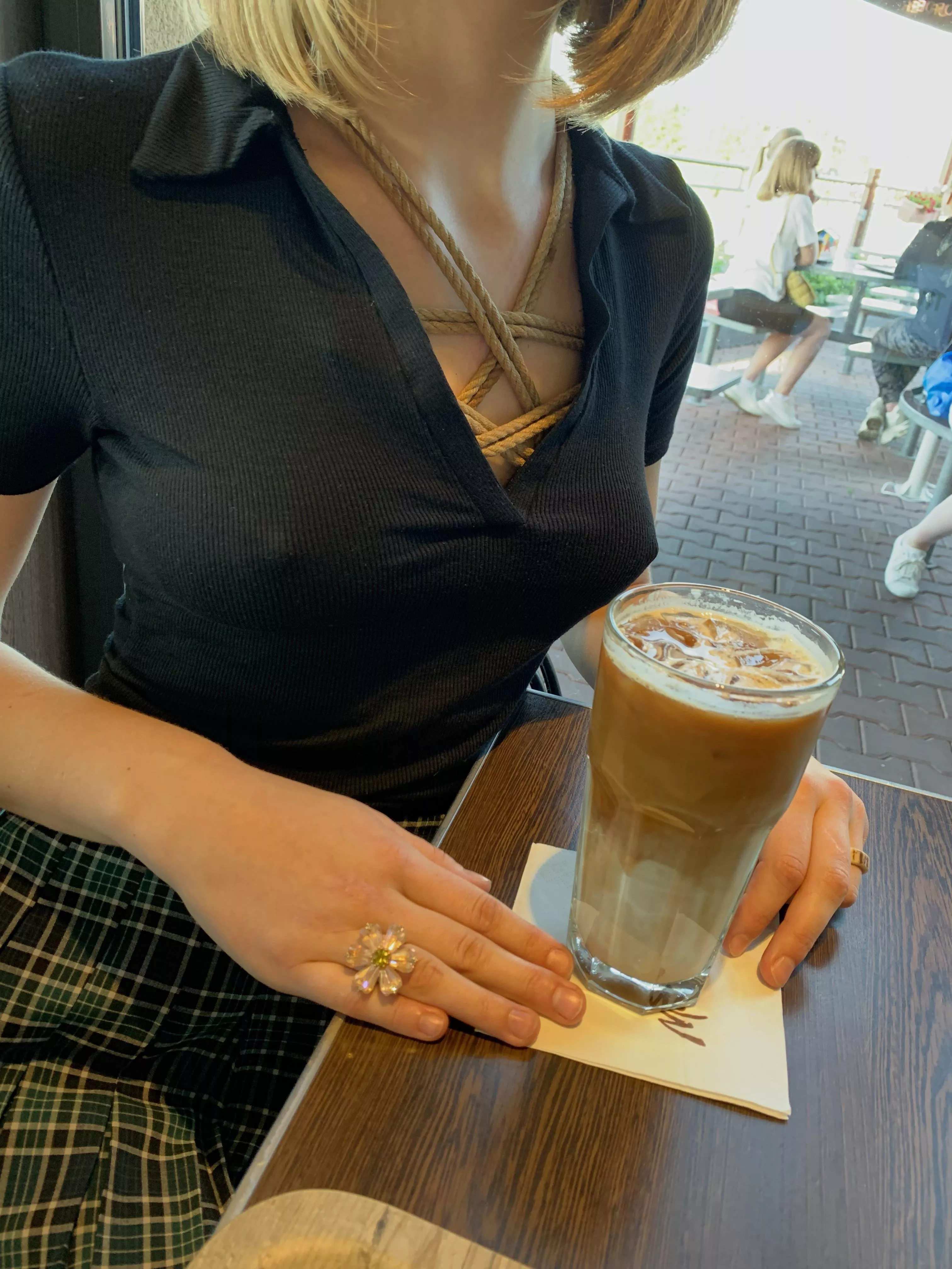 Master took me out for a coffee -19[F]