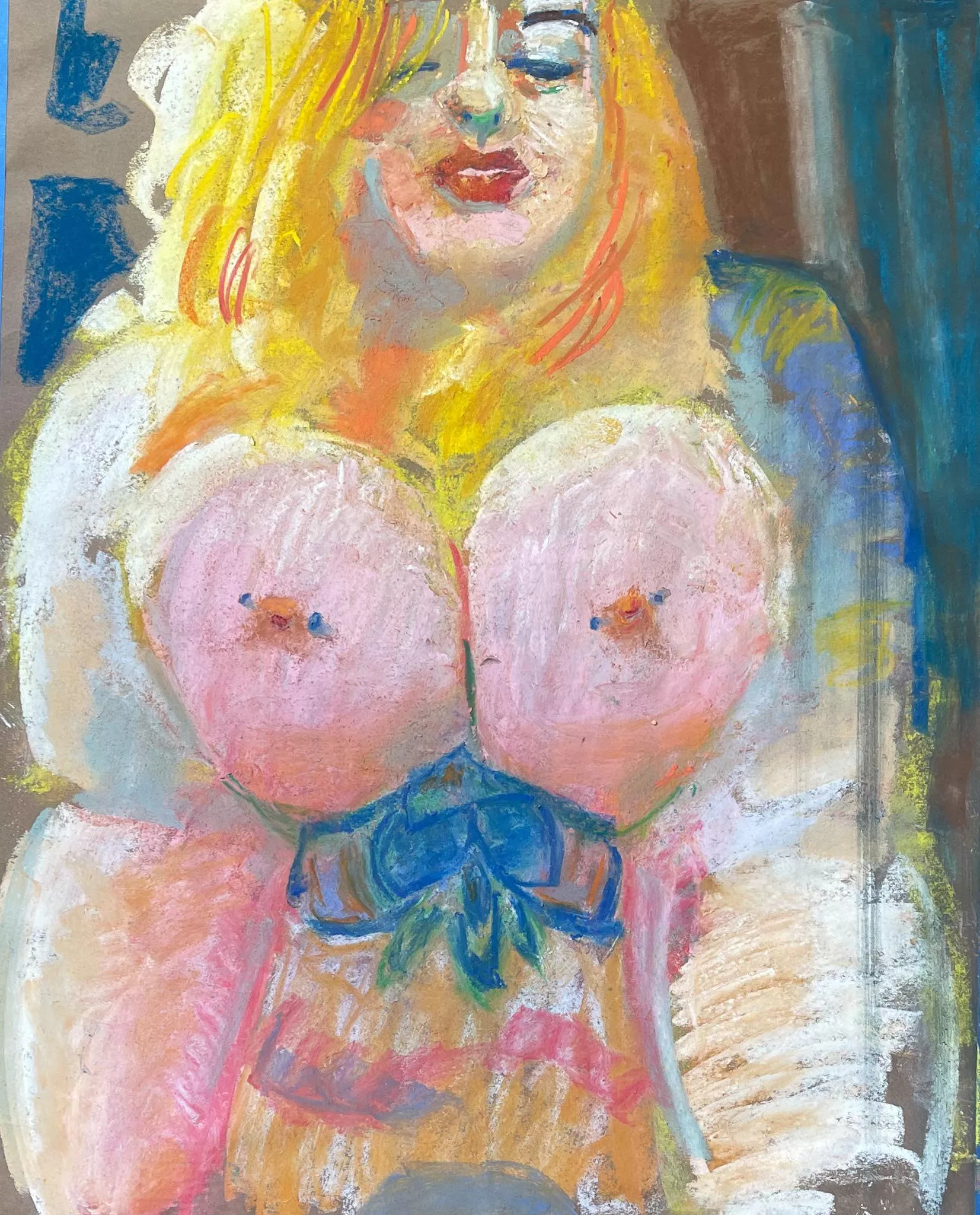 Une femme nue, par moi, 4.juillet.22