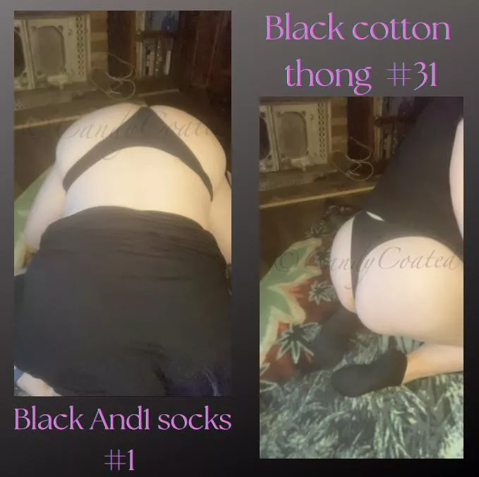 🍭 Gotta love a classic black thong 🖤 [selling]