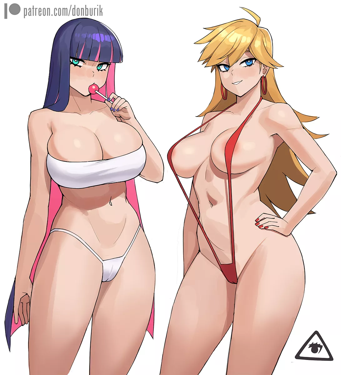 Panty x Stocking [Panty and Stocking with Garter Belt] (Donburi)