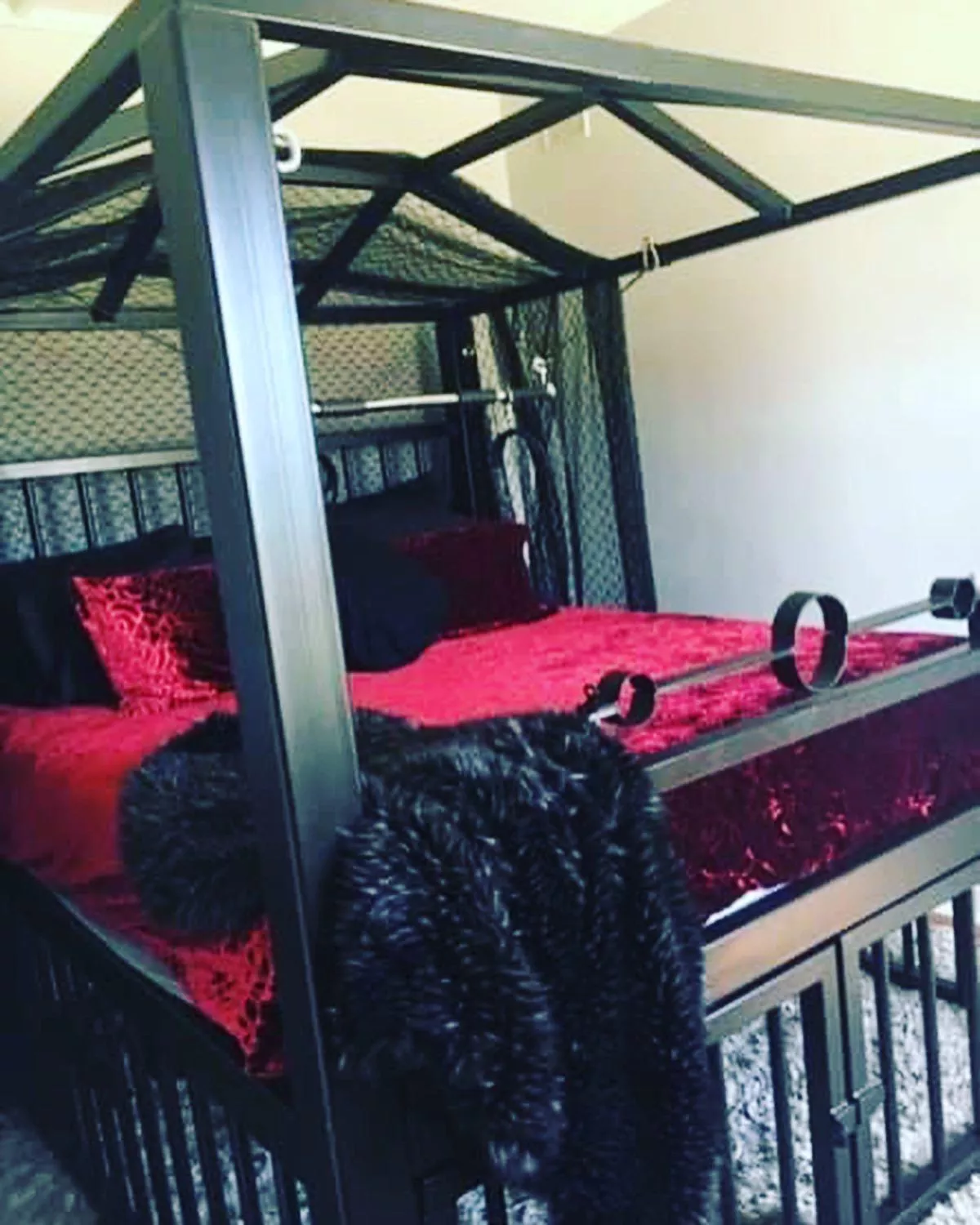 Customs made fetish bed