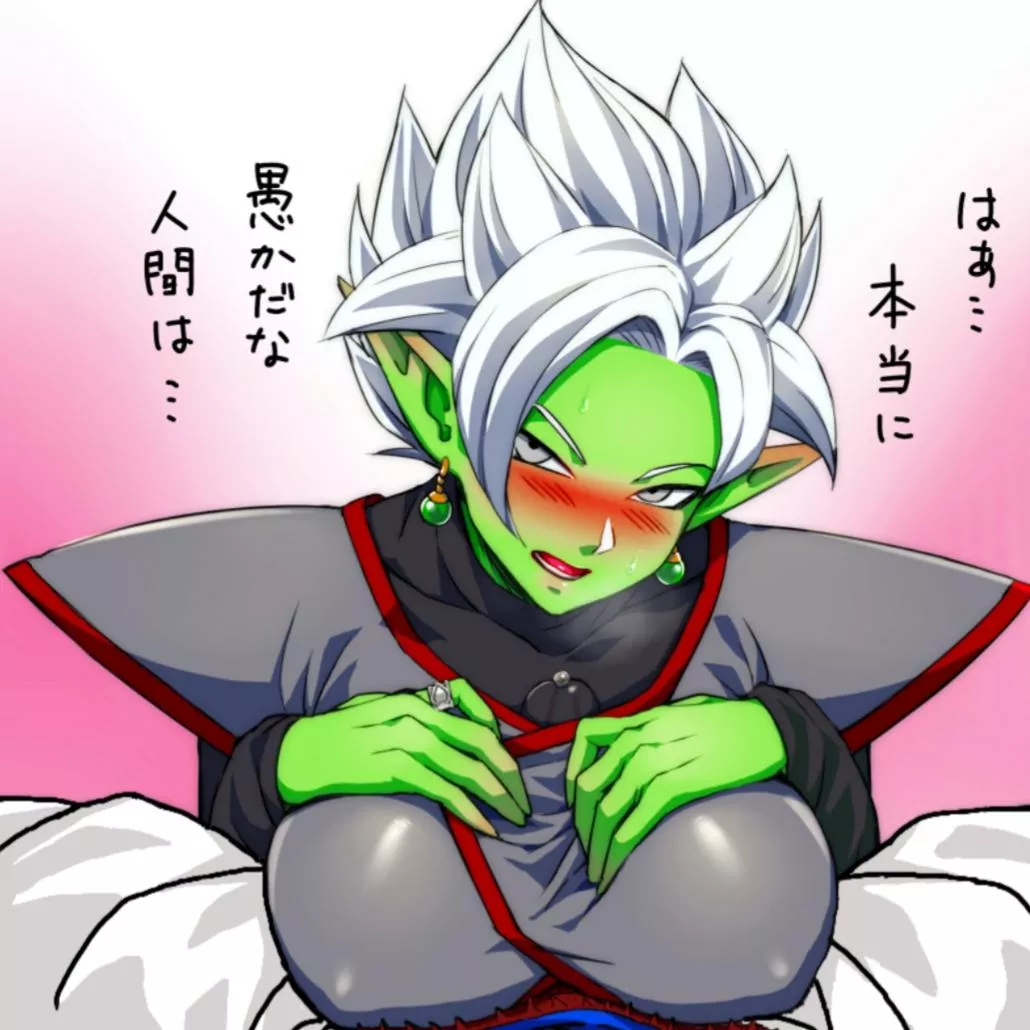 Female zamasu boobjob (Tebamotoko)