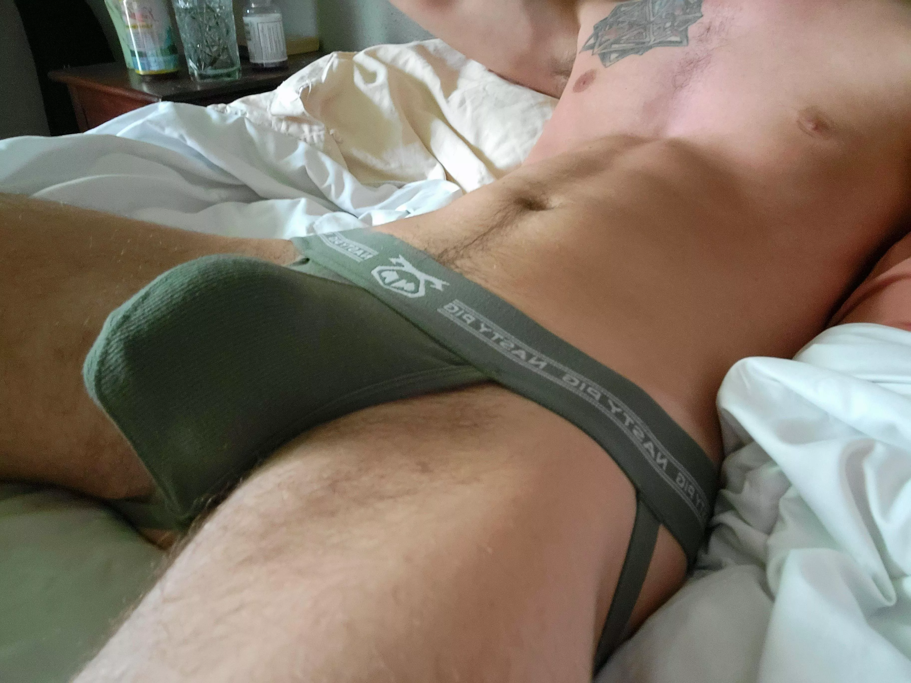 You guys sleep in your jock or just naked?