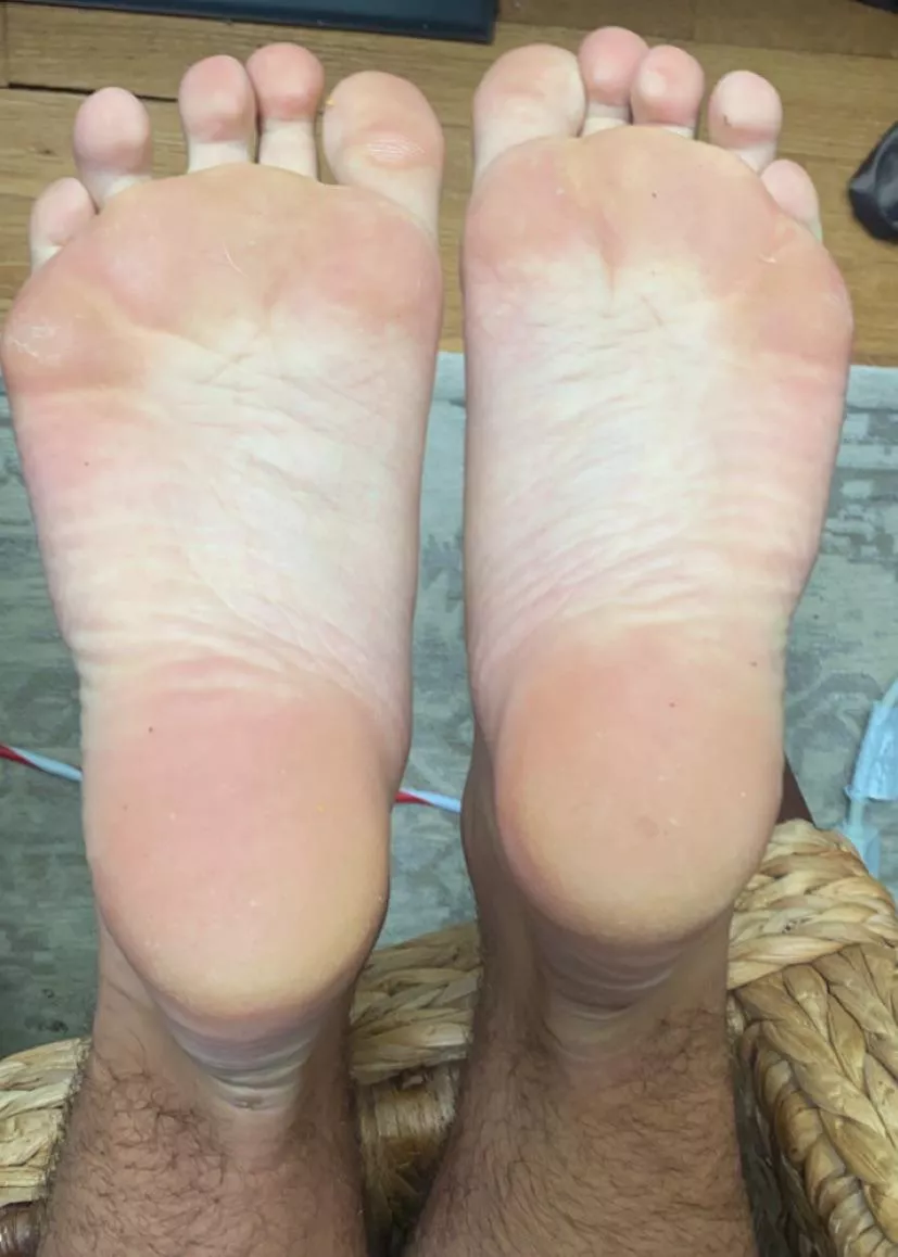 I give you permission to cum to my soles