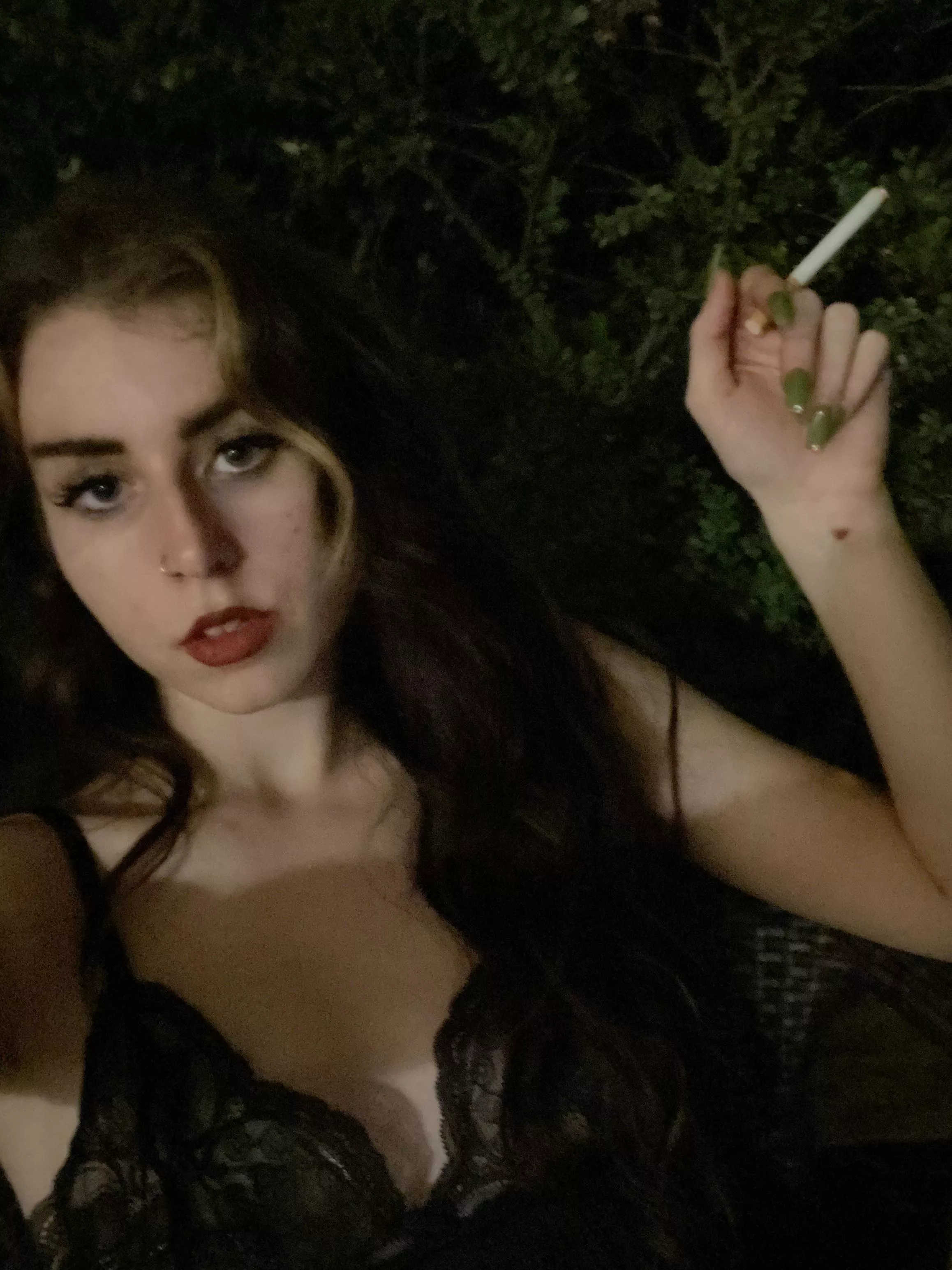 Would you light my cigarette for me?