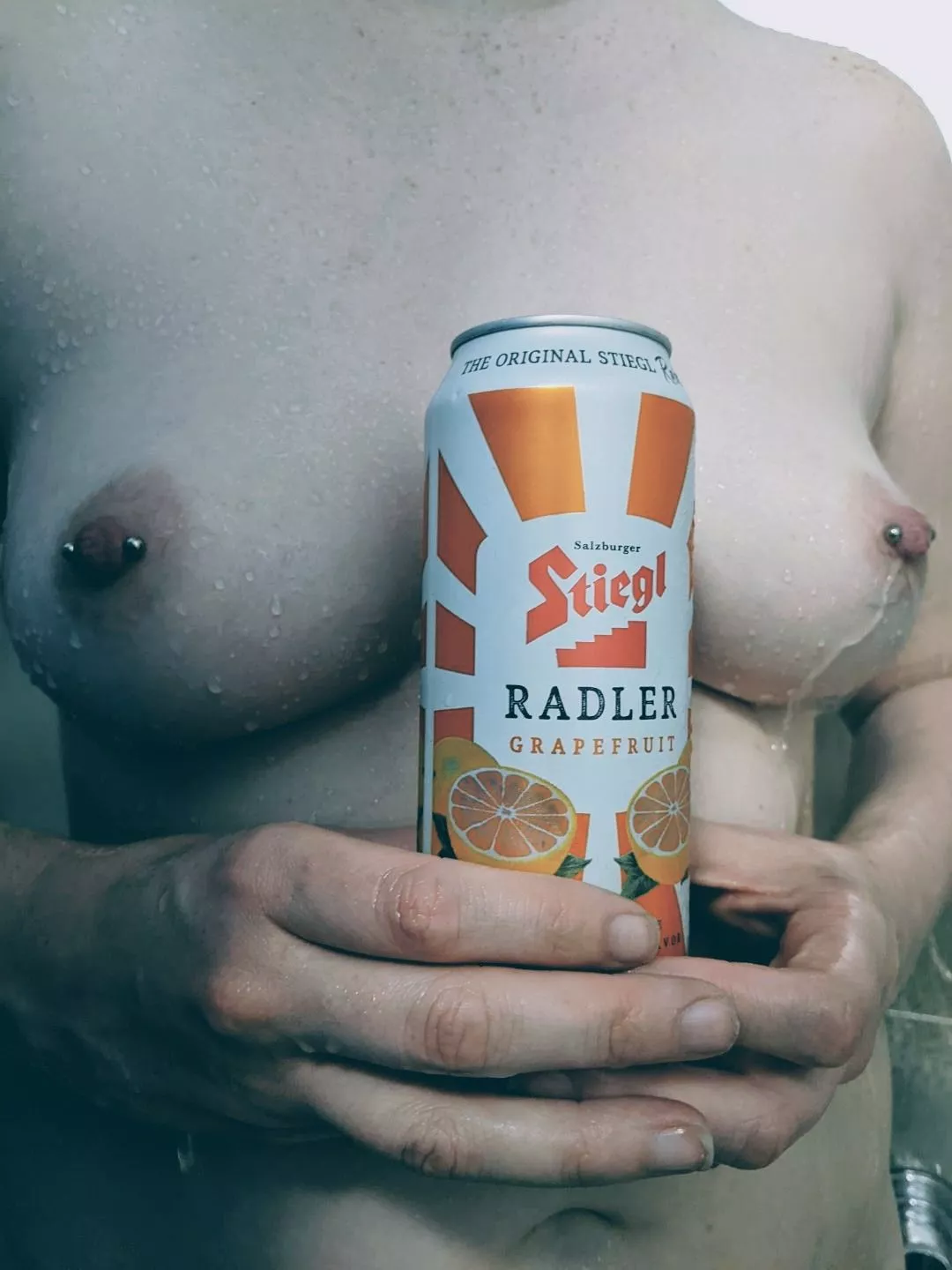 Cold radlers are perfect for hot showers