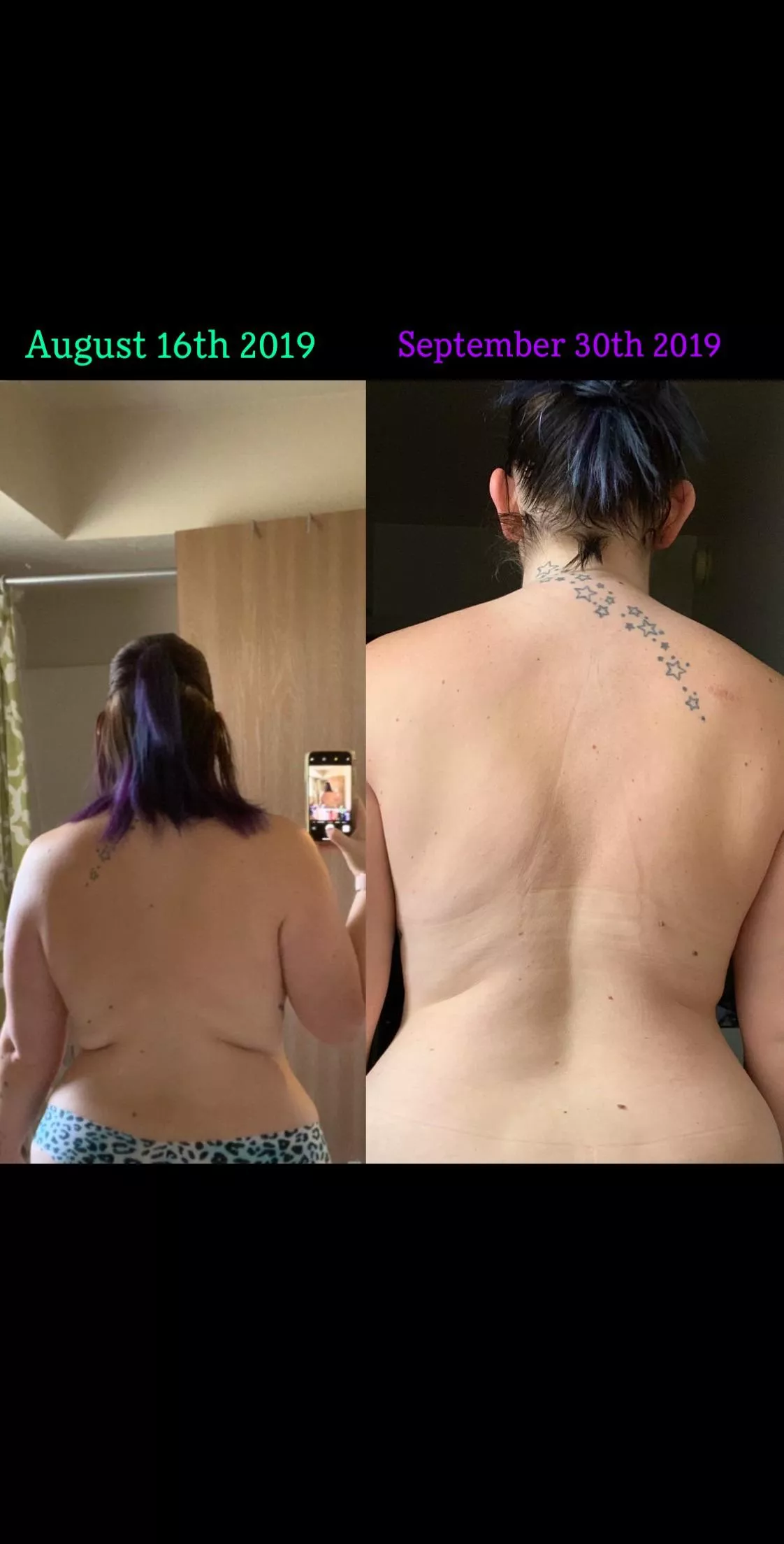 Still one of my FAVORITE moments when I realized Keto was working for meâ™¥ï¸ Goodbye Back BoobiesðŸ˜ SW 210 CW 160 GW 135-140