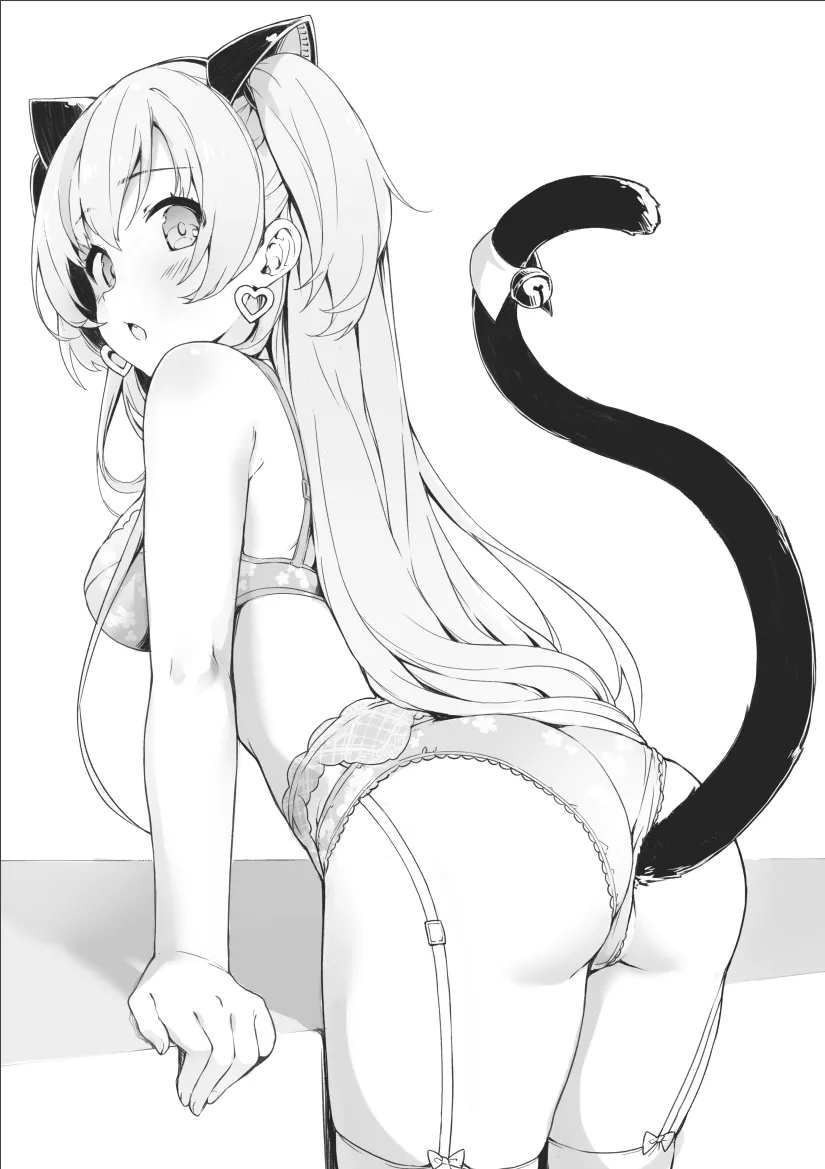 MK23 Underwear Only Cat Girl Tail Plug