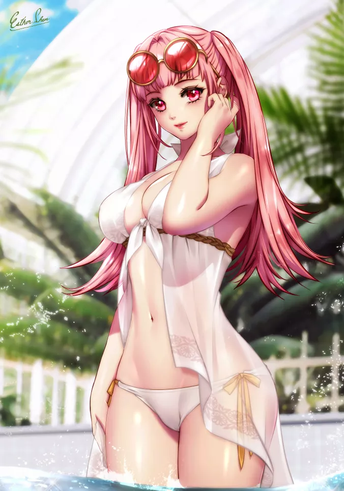 Hilda pool party (Esther-Shen)