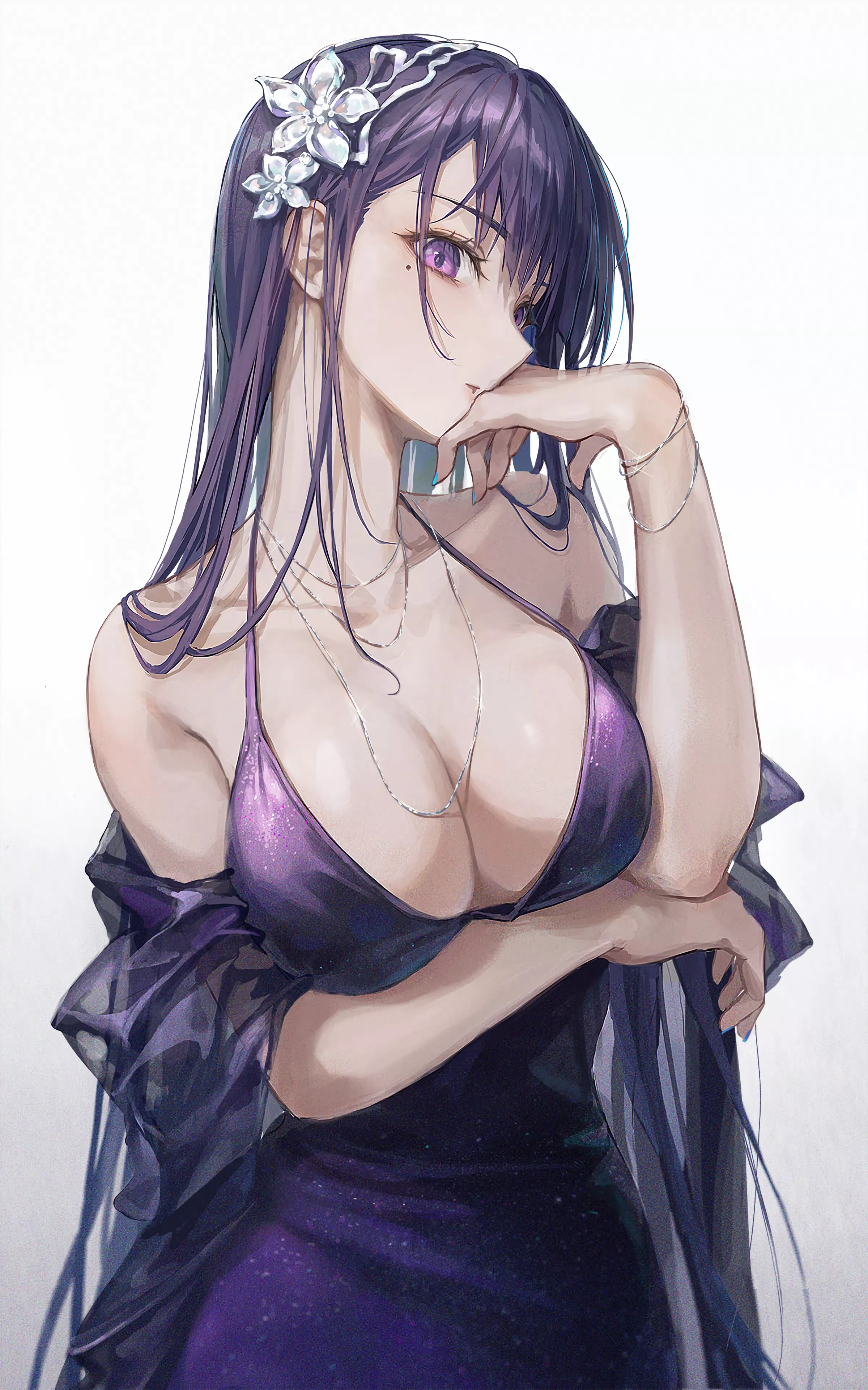 Purple dress [Genshin Impact]