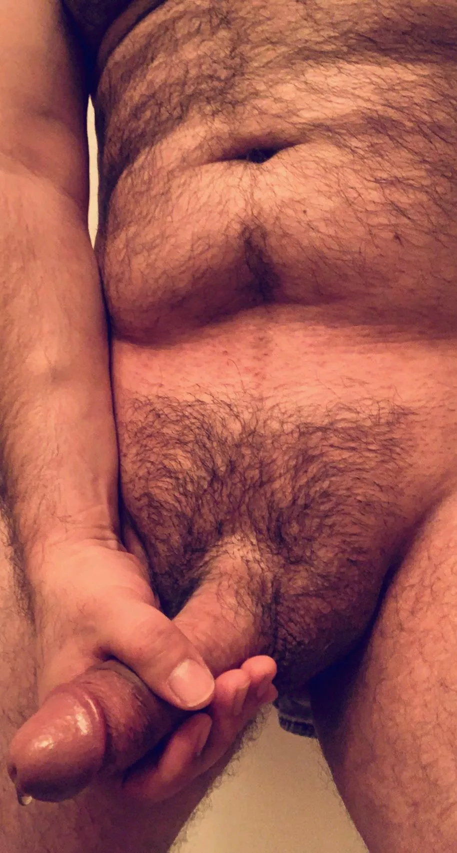 Showing off after trimming makes me precum