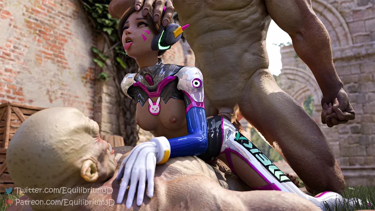 D.va captured by Orcs (Equilibrium3D)