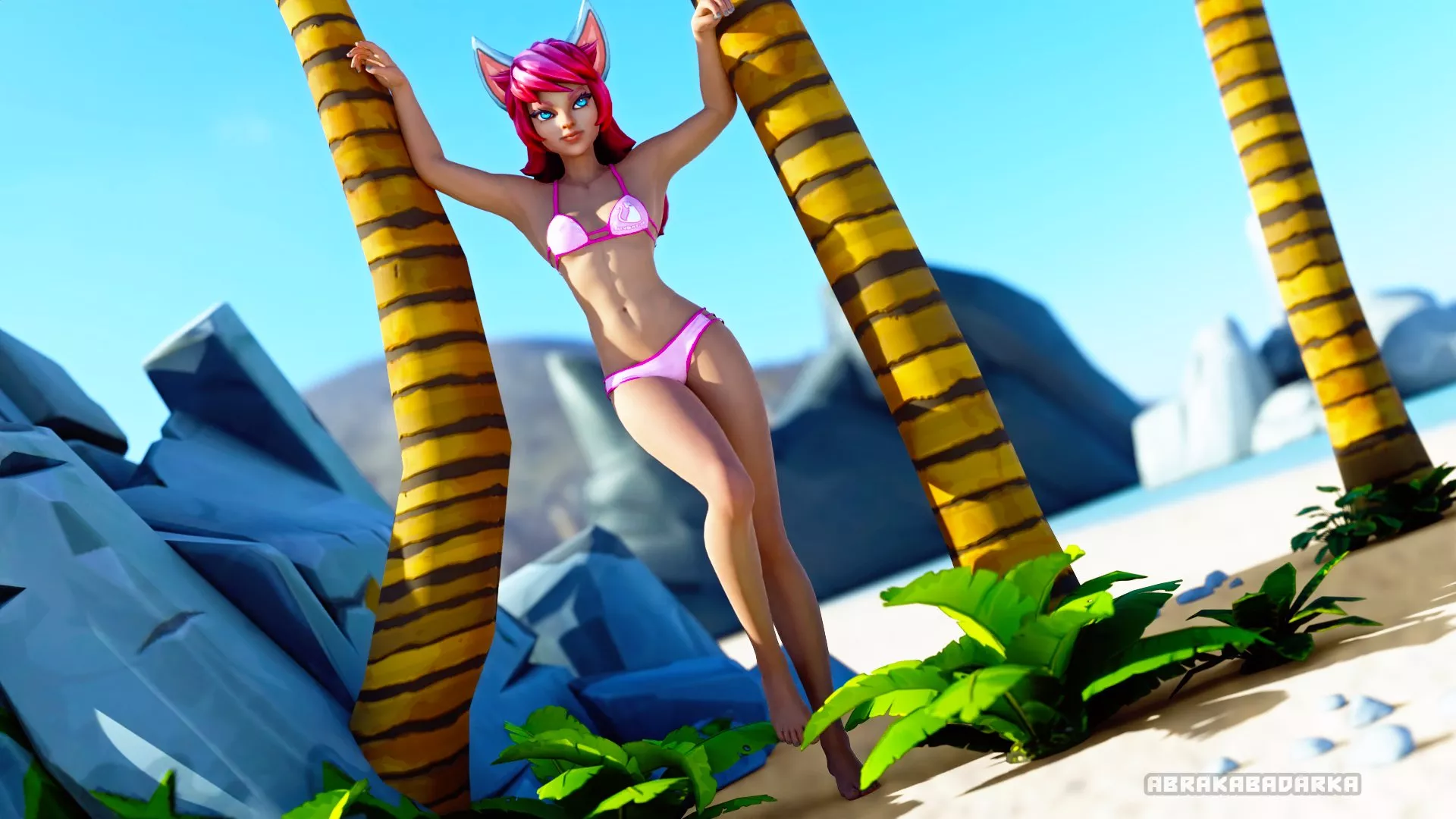 Maeve hits the beach in a cute bikini (abrakabadarka)