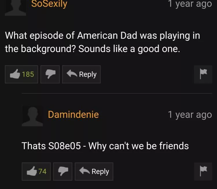 He knows his American dad